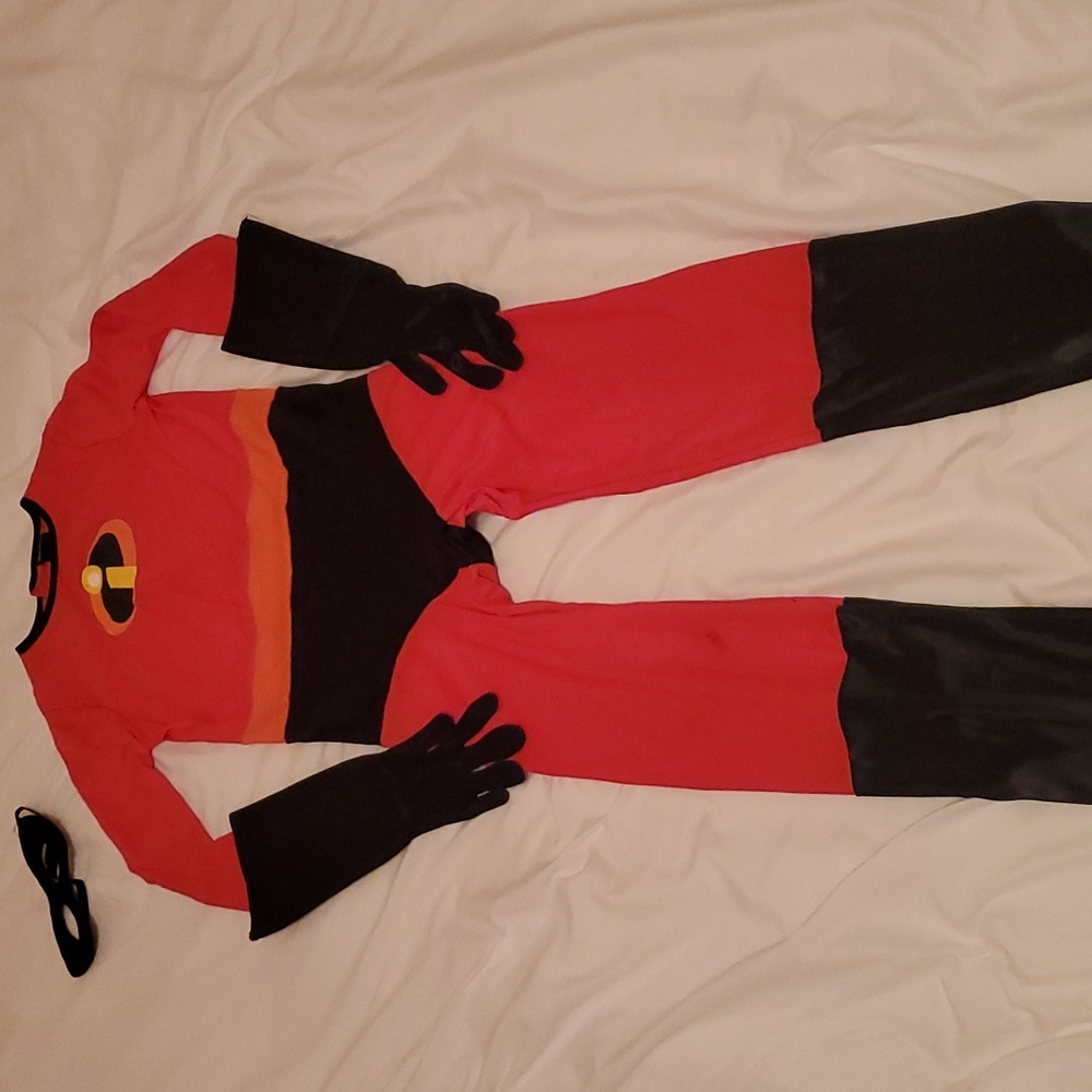 Child Disney's Pixar Mrs. Incredible Halloween Costume Size Medium 8-10
